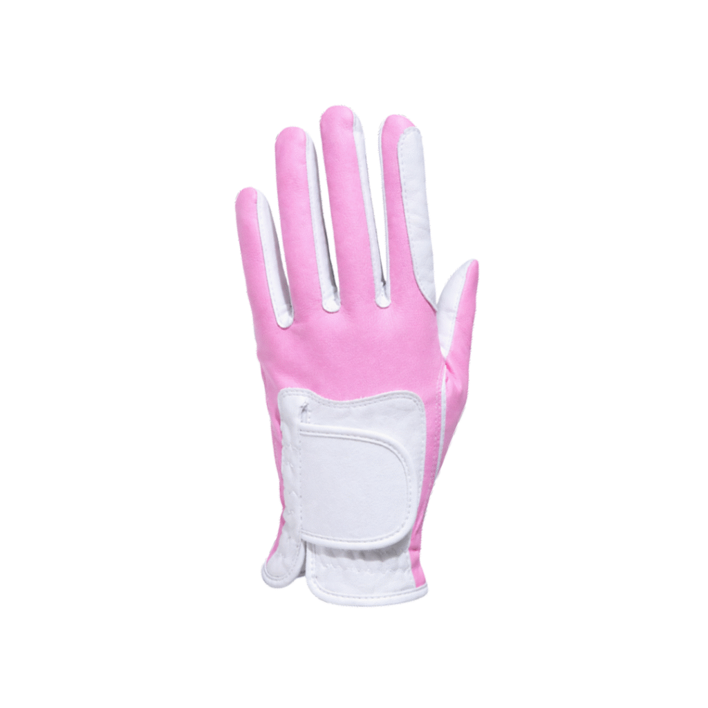 SCS Custom Elite Golf Glove - Pink/White