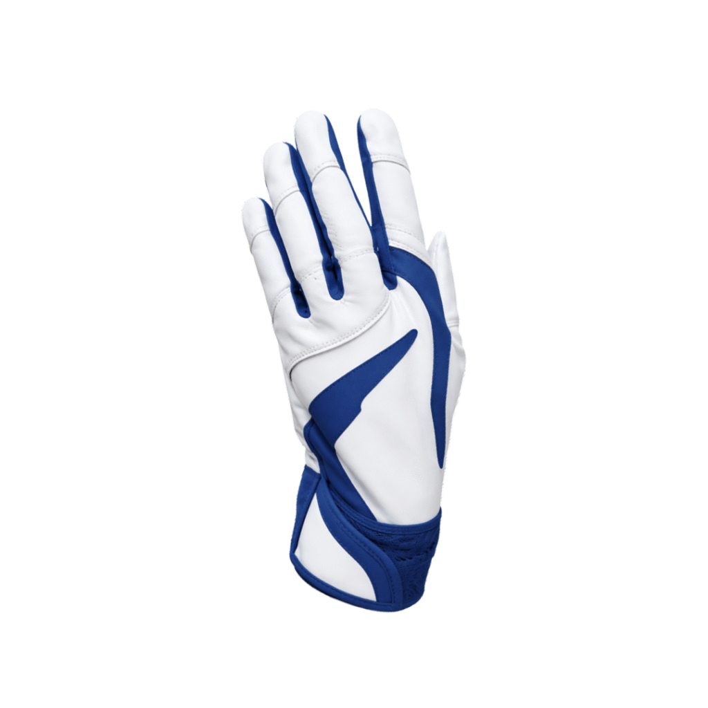 SCS Custom Elite Golf Glove - White/Blue Dynamic Swoosh Accent