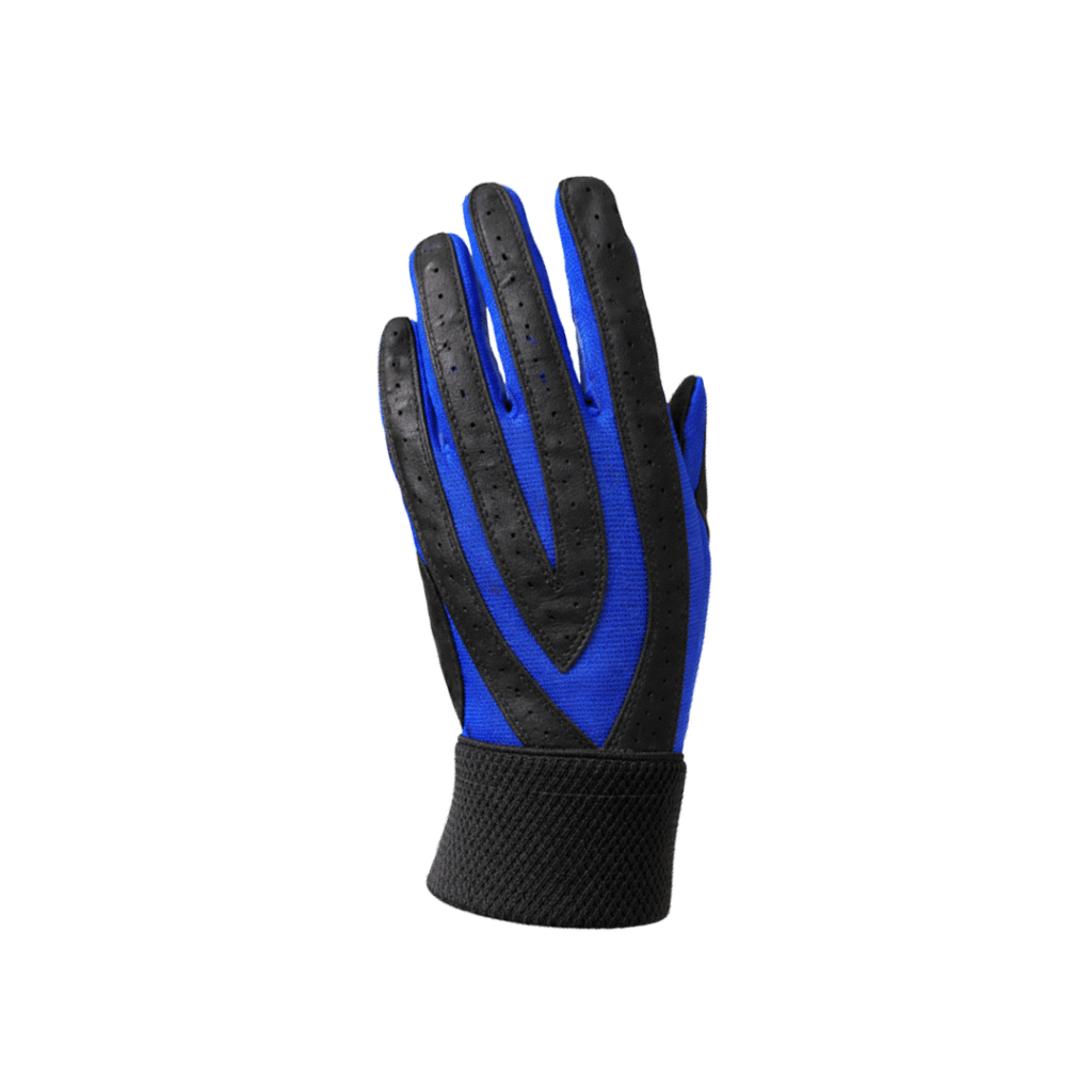 SCS Custom Elite Golf Glove - Blue/Black Contrast Perforated