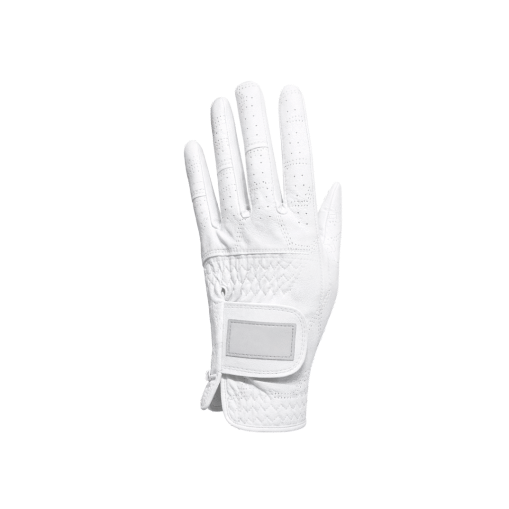 SCS Custom Elite Golf Glove - White